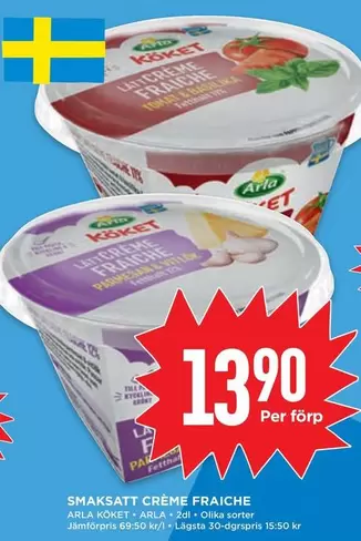 Arla - SMAKSATT CRÈME FRAICHE
