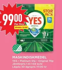 Yes - MASKINDISKMEDEL