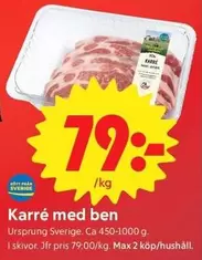 Karré med ben