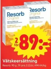 Vätskeersättning