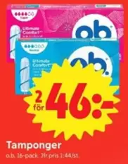 Comfort - Tamponer
