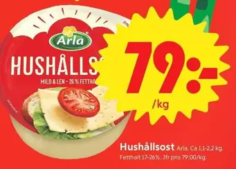 Arla - Hushållsost