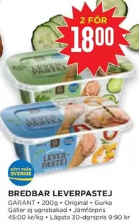 Garant - BREDDBAR LEVERPASTEJ