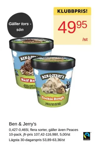 Ben & Jerry's - Ice cream