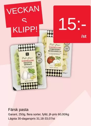Garant - Färsk pasta