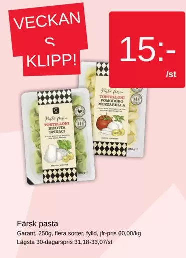 Garant - Färsk pasta