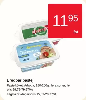 Arboga - Bredbar pastej