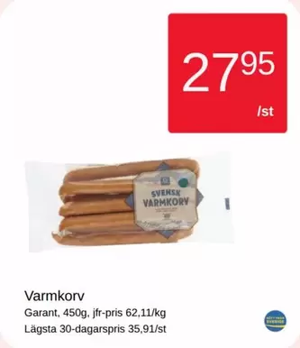 Garant - Varmkorv