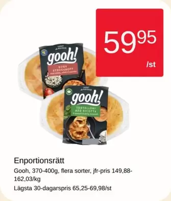 Gooh - Enportionsrätt