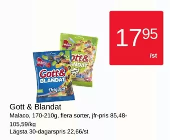 Malaco - Gott & Blandat