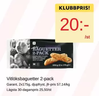 Garant - Vitlöksbaguetter