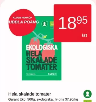 EKO - Hela skalade tomater