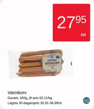 Garant - Varmkorv