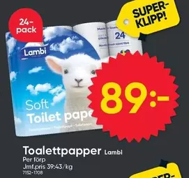 Lambi - Soft Toilet paper