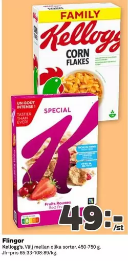 Kellogg's - Flingor