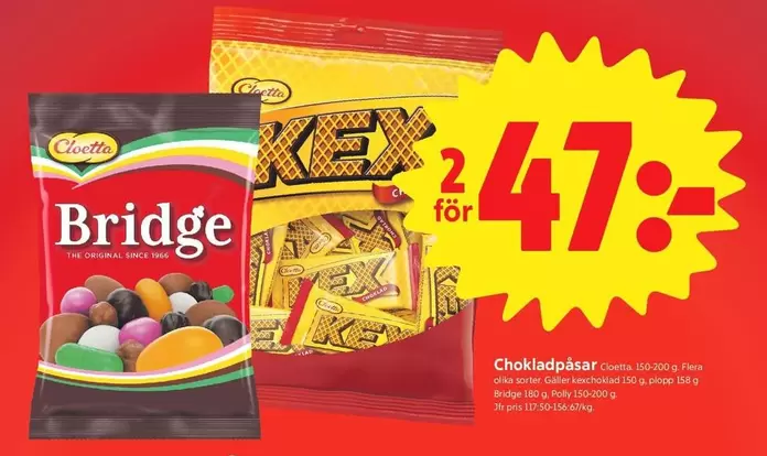 Cloetta - Bridge, KEX