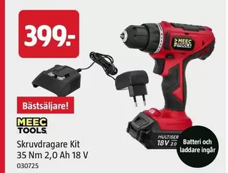 Meec Tools - Skruvdragare Kit 35 Nm 2,0 Ah 18 V 030725
