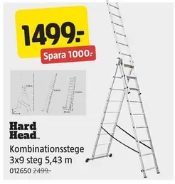 Kombinationsstege 3x9 steg 5,43 m 012650