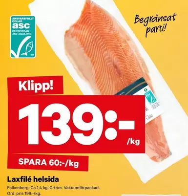 Falkenberg - Laxfilé helsida