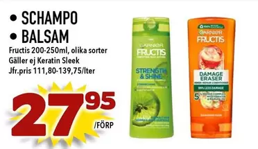 Fructis - Schampo, Balsam