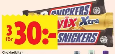 Snickers - Chokladbitar