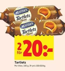 McVities - Tartlets Choco