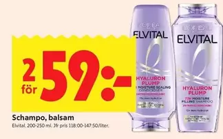Schampo, balsam