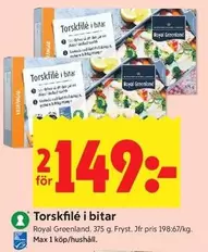 Royal Greenland - Torskfilé i bitar