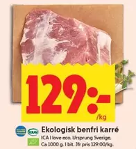 Ekologisk benfri karré