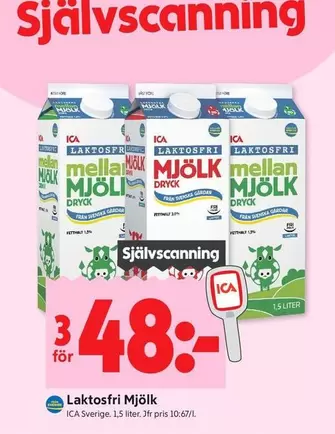 Laktosfri Mjölk