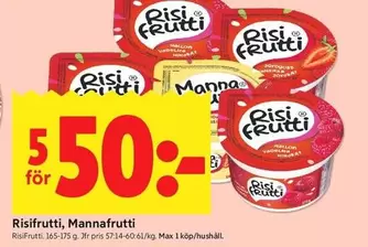 Risifrutti - , Mannafurutti