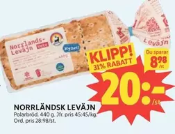 Polarbröd - Norrländs Levajn
