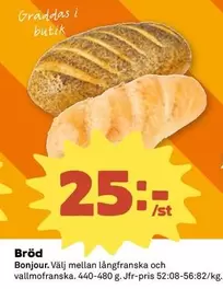 Bonjour - Bröd