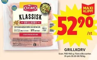 Scan - GRILLKORV