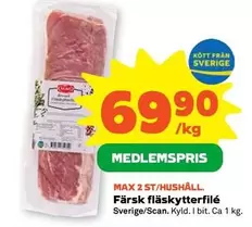 Scan - Färsk fläskytterfilé