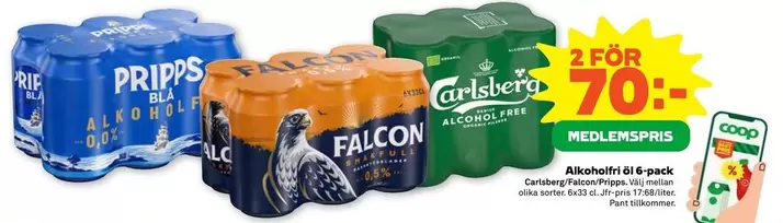 Falcon - Alkoholfri 6-pack