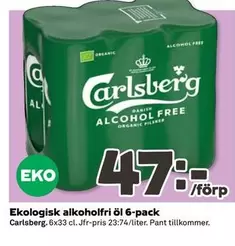 Carlsberg - Ekologisk alkoholfri öl