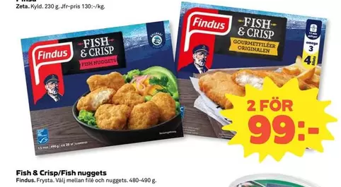 Findus - Fish & Crisp/Fish nuggets