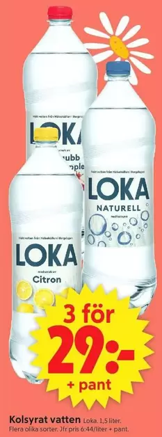Loka - Kolsyrat vatten