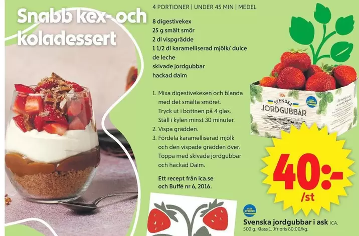 Daim - Snabbt Kex- och Koladessert