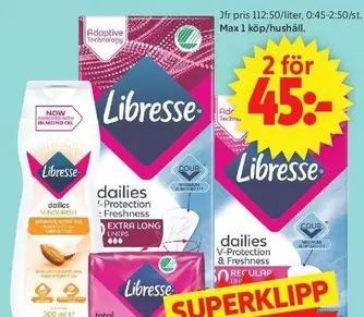 Libresse - dailies V-Protection & Freshness