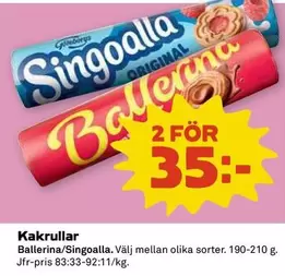 Kakrullar Ballerina/Singoalla