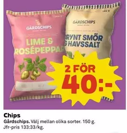 Gårdschips - Chips