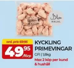 Prime - KYCKLING PRIMEVIINGAR