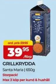 Santa Maria - GRILLKRYDDA