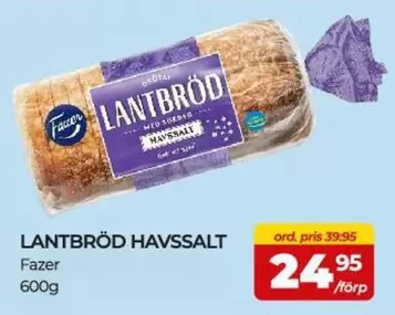Fazer - LANTBRÖD HAVSSALT