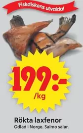 Rökta laxfenor