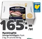 Guldfågeln - Kycklingbröstfiléer