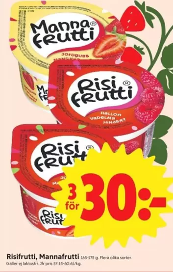 Risifrutti - , Mannafurutti