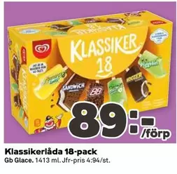 GB Glace - Klassiker 18-pack